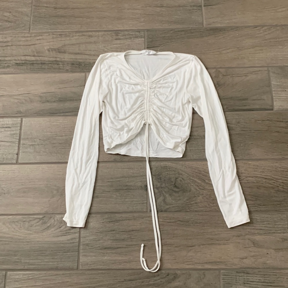 Belen long sleeve crop top